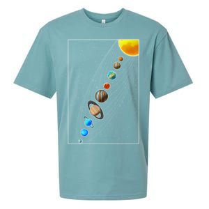 Planets Solar System Sueded Cloud Jersey T-Shirt