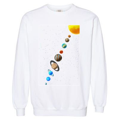 Planets Solar System Garment-Dyed Sweatshirt