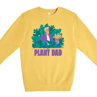 Plant Dad Premium Crewneck Sweatshirt