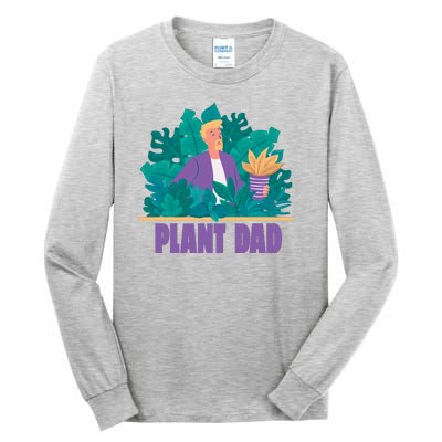 Plant Dad Tall Long Sleeve T-Shirt