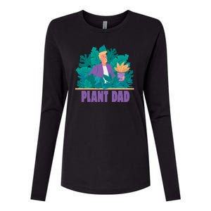 Plant Dad Womens Cotton Relaxed Long Sleeve T-Shirt