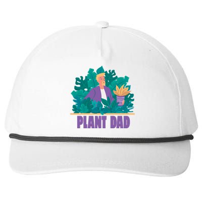 Plant Dad Snapback Five-Panel Rope Hat