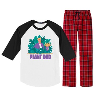 Plant Dad Raglan Sleeve Pajama Set