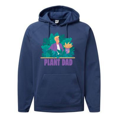 Plant Dad Performance Fleece Hoodie