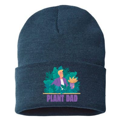 Plant Dad Sustainable Knit Beanie