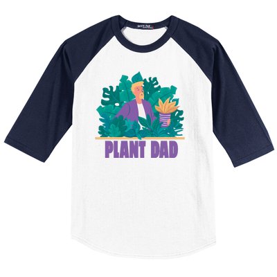 Plant Dad Baseball Sleeve Shirt