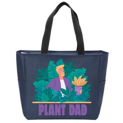 Plant Dad Zip Tote Bag