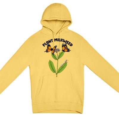 Plant Milkweed Premium Pullover Hoodie