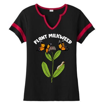 Plant Milkweed Ladies Halftime Notch Neck Tee