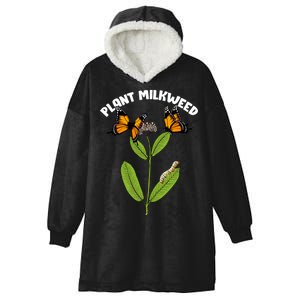 Plant Milkweed Hooded Wearable Blanket