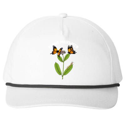 Plant Milkweed Snapback Five-Panel Rope Hat