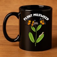 Plant Milkweed 11oz C Handle Ceramic Mug