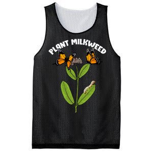 Plant Milkweed Mesh Reversible Basketball Jersey Tank