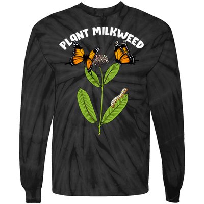 Plant Milkweed Tie-Dye Long Sleeve Shirt