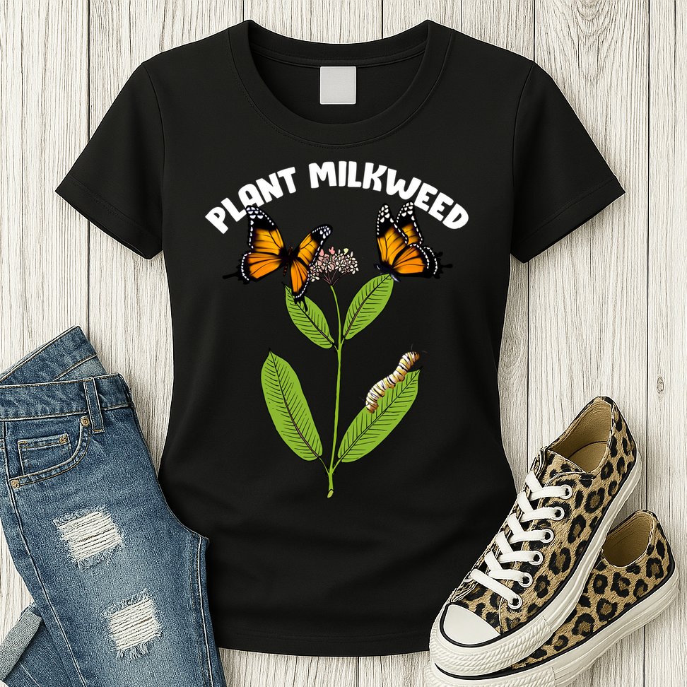Plant Milkweed Womens T-Shirt