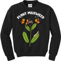 Plant Milkweed Kids Sweatshirt