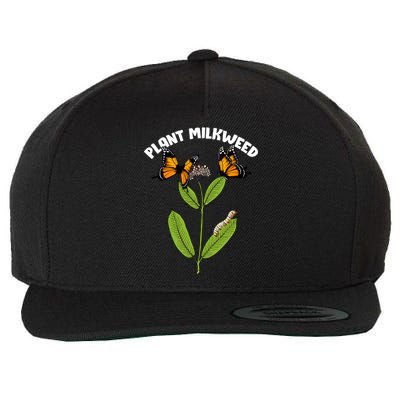 Plant Milkweed Wool Snapback Cap