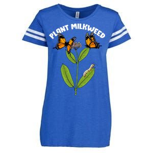 Plant Milkweed Enza Ladies Jersey Football T-Shirt