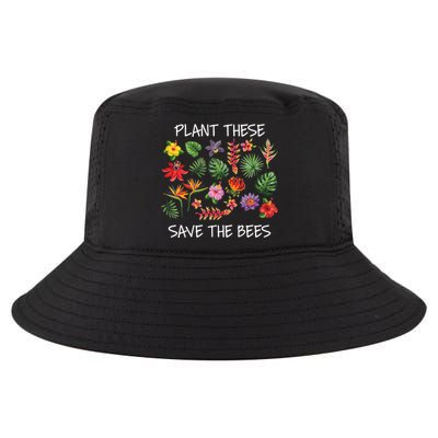 Plant These Save Bees Cool Comfort Performance Bucket Hat