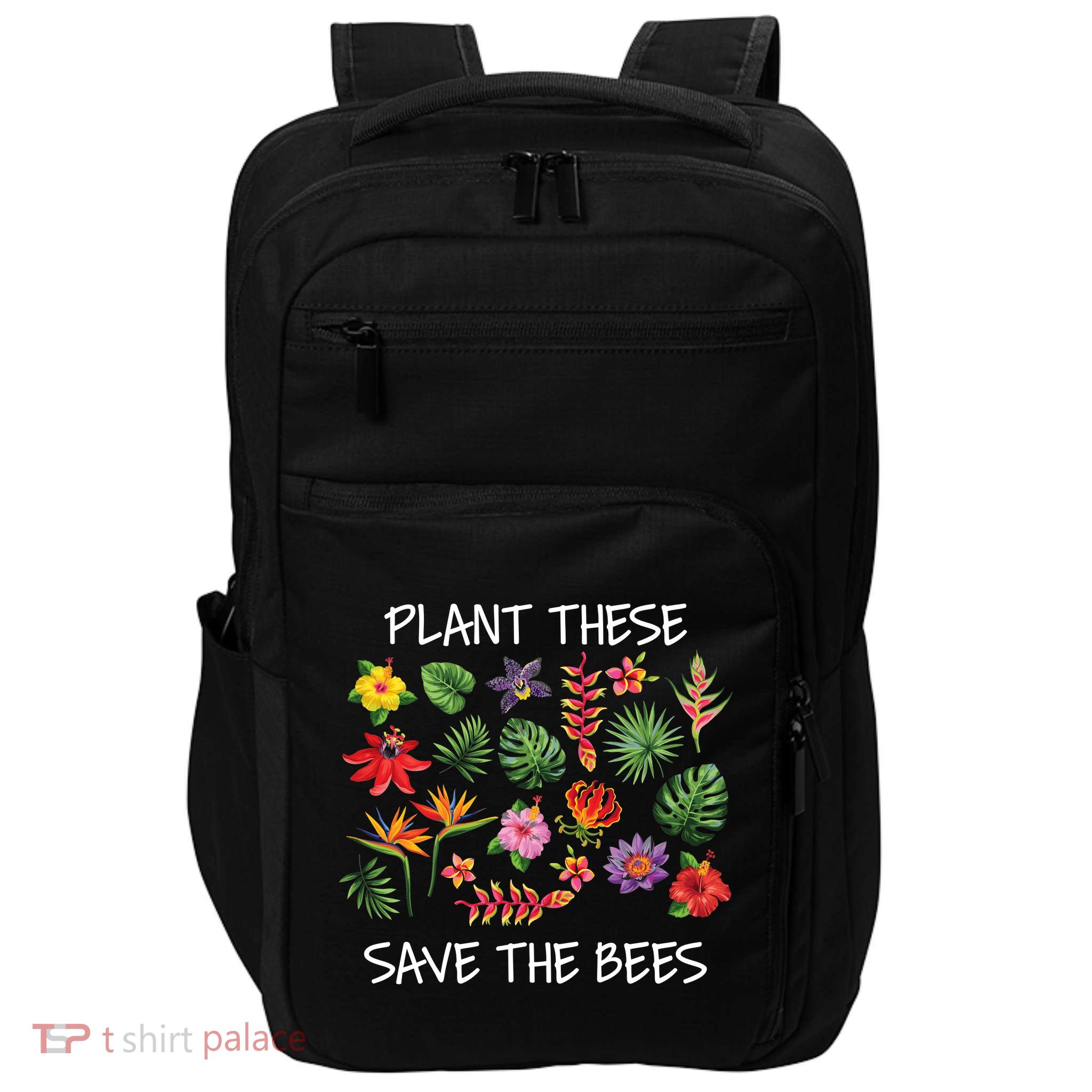 Plant These Save Bees Impact Tech Backpack