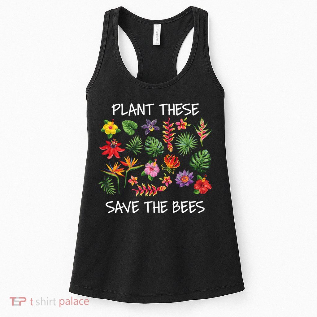 Plant These Save Bees Womens Tank Top