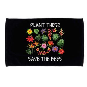 Plant These Save Bees Microfiber Hand Towel