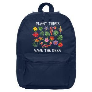 Plant These Save Bees 16 in Basic Backpack