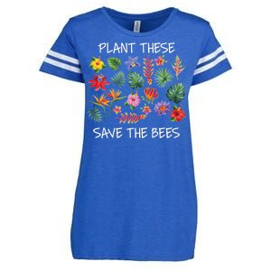 Plant These Save Bees Enza Ladies Jersey Football T-Shirt