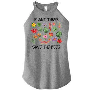 Plant These Save Bees Women's Perfect Tri Rocker Tank