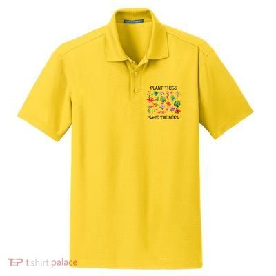 Plant These Save Bees Dry Zone Grid Polo