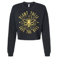 Plant These Save The Bees Cropped Pullover Crew