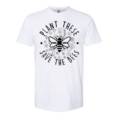 Plant These Save The Bees Softstyle® CVC T-Shirt