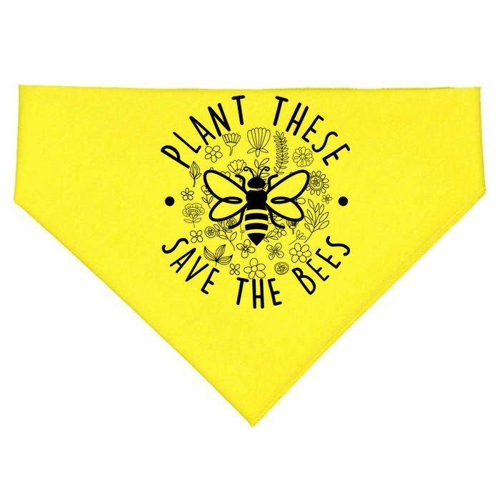 Plant These Save The Bees USA-Made Doggie Bandana