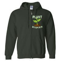 Plant Whisperer Garden Plant Lover Full Zip Hoodie