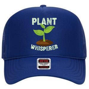 Plant Whisperer Garden Plant Lover High Crown Mesh Back Trucker Hat