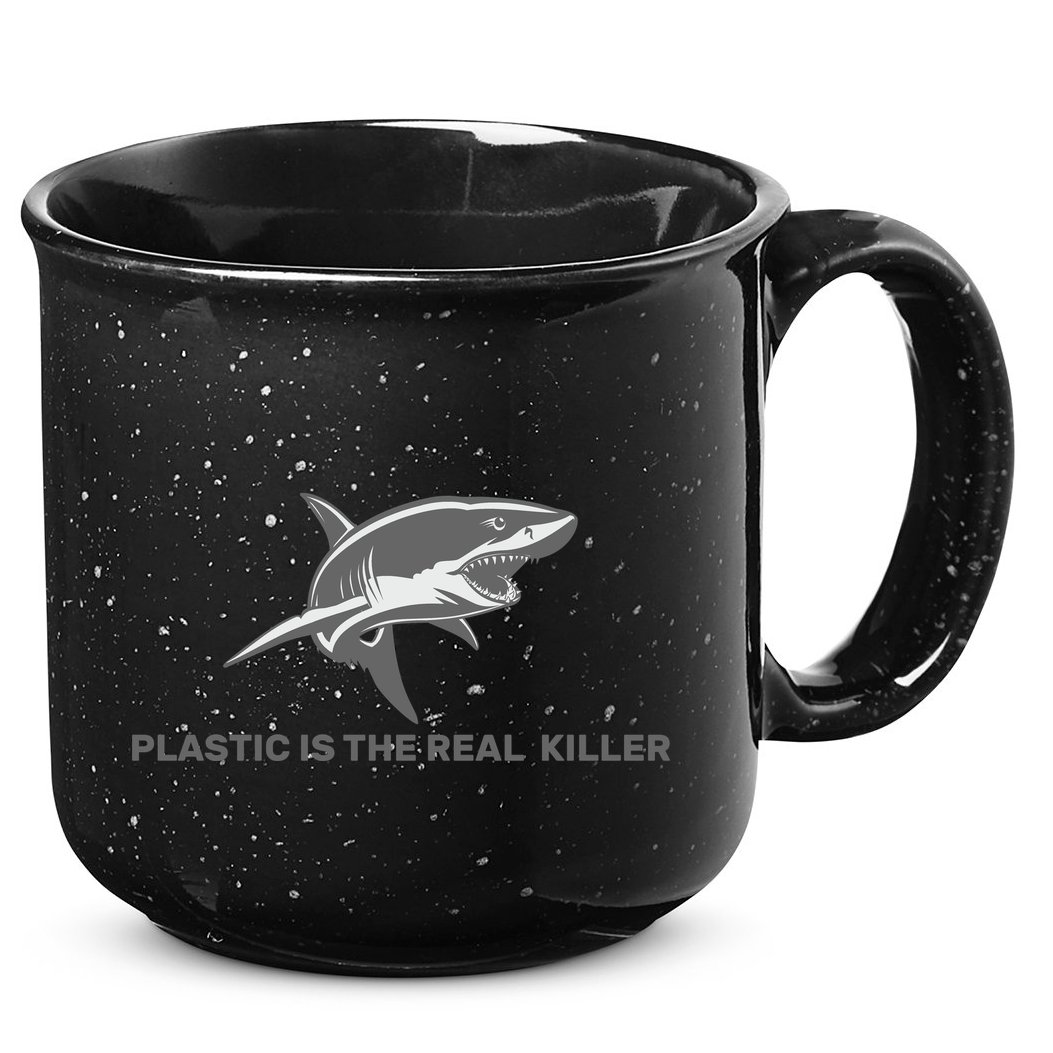 Plastic is the Real Killer 15oz Campfire Ceramic Mug