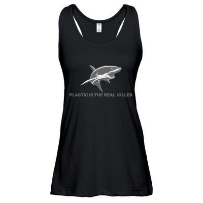 Plastic is the Real Killer Ladies Essential Flowy Tank