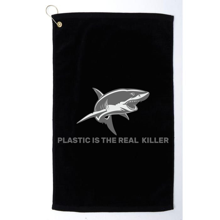Plastic is the Real Killer Golf Towel
