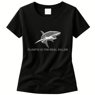 Plastic is the Real Killer Womens T-Shirt