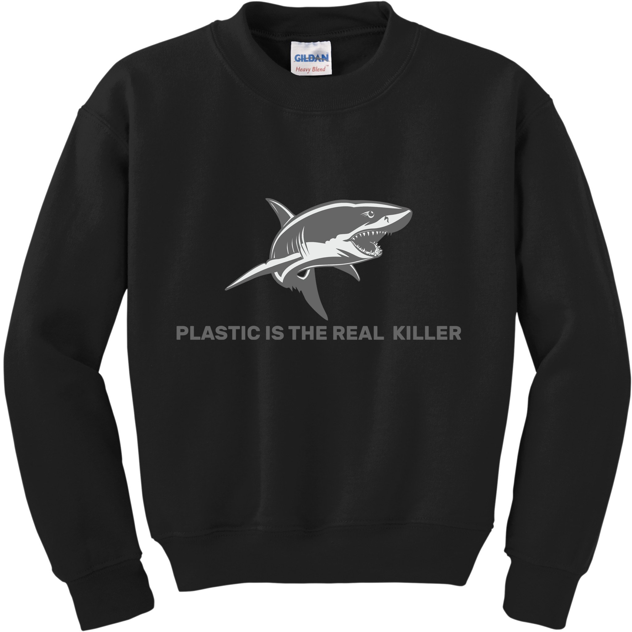 Plastic is the Real Killer Kids Sweatshirt