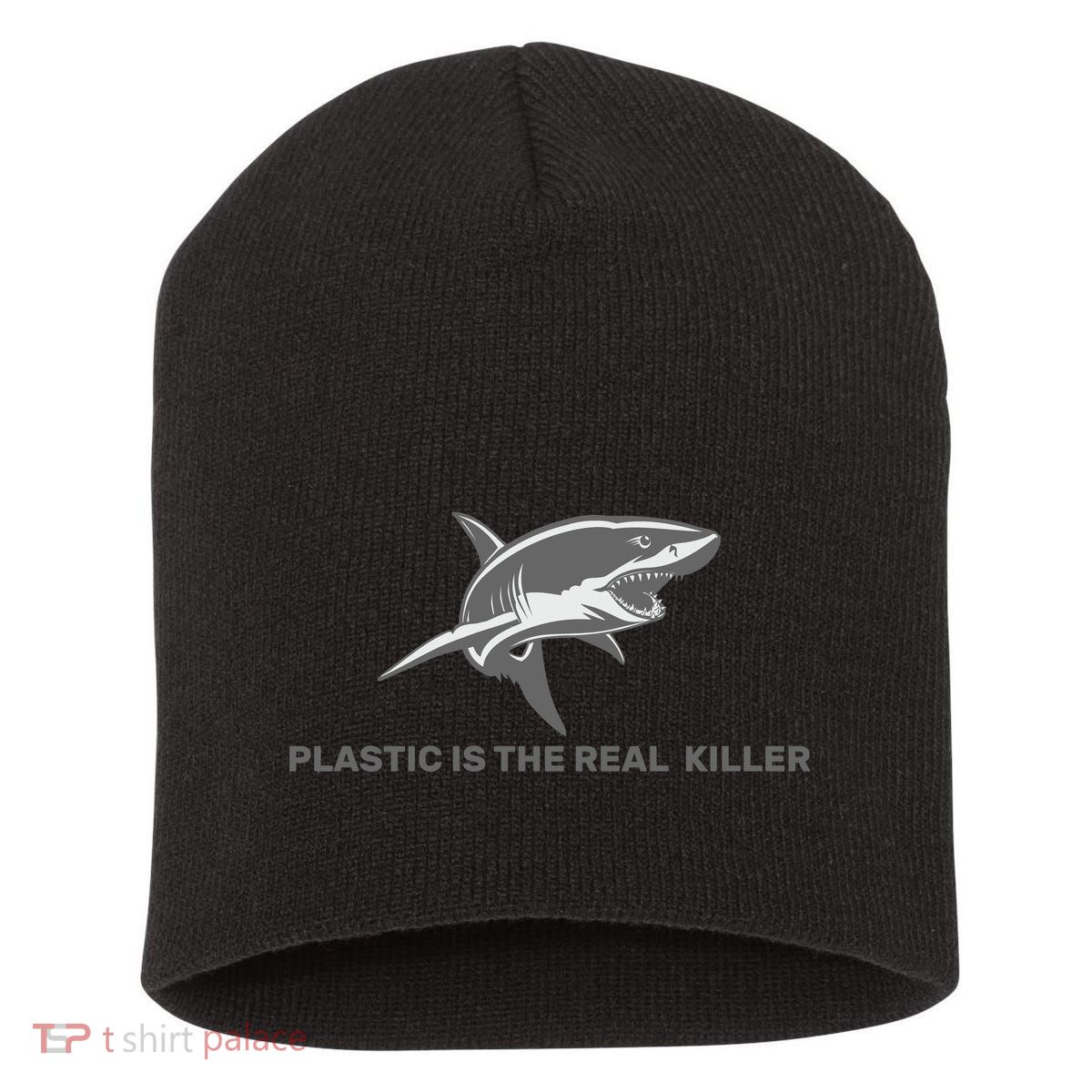 Plastic is the Real Killer Short Acrylic Beanie