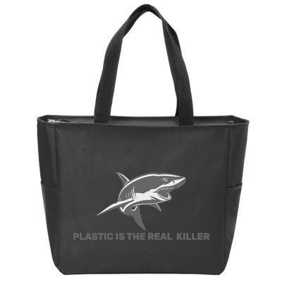 Plastic is the Real Killer Zip Tote Bag