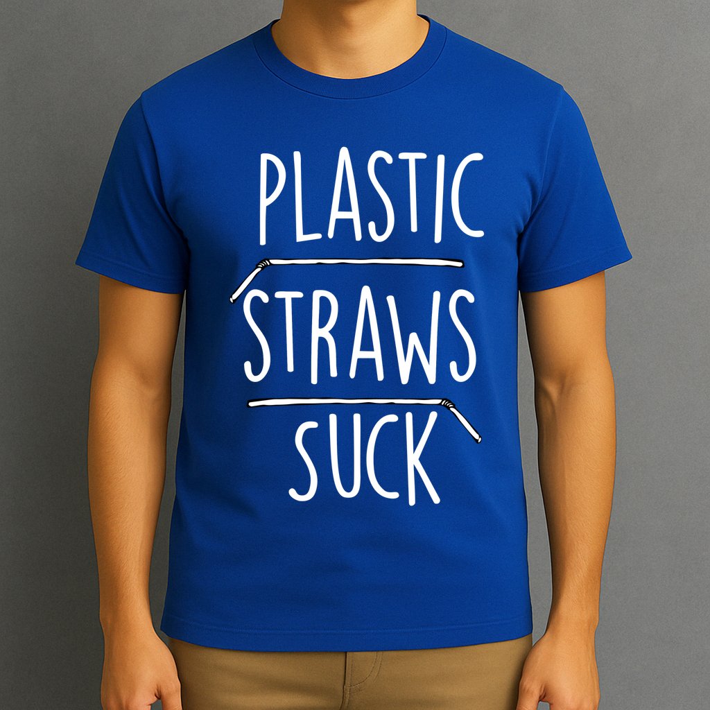 Plastic Straws Suck T-Shirt