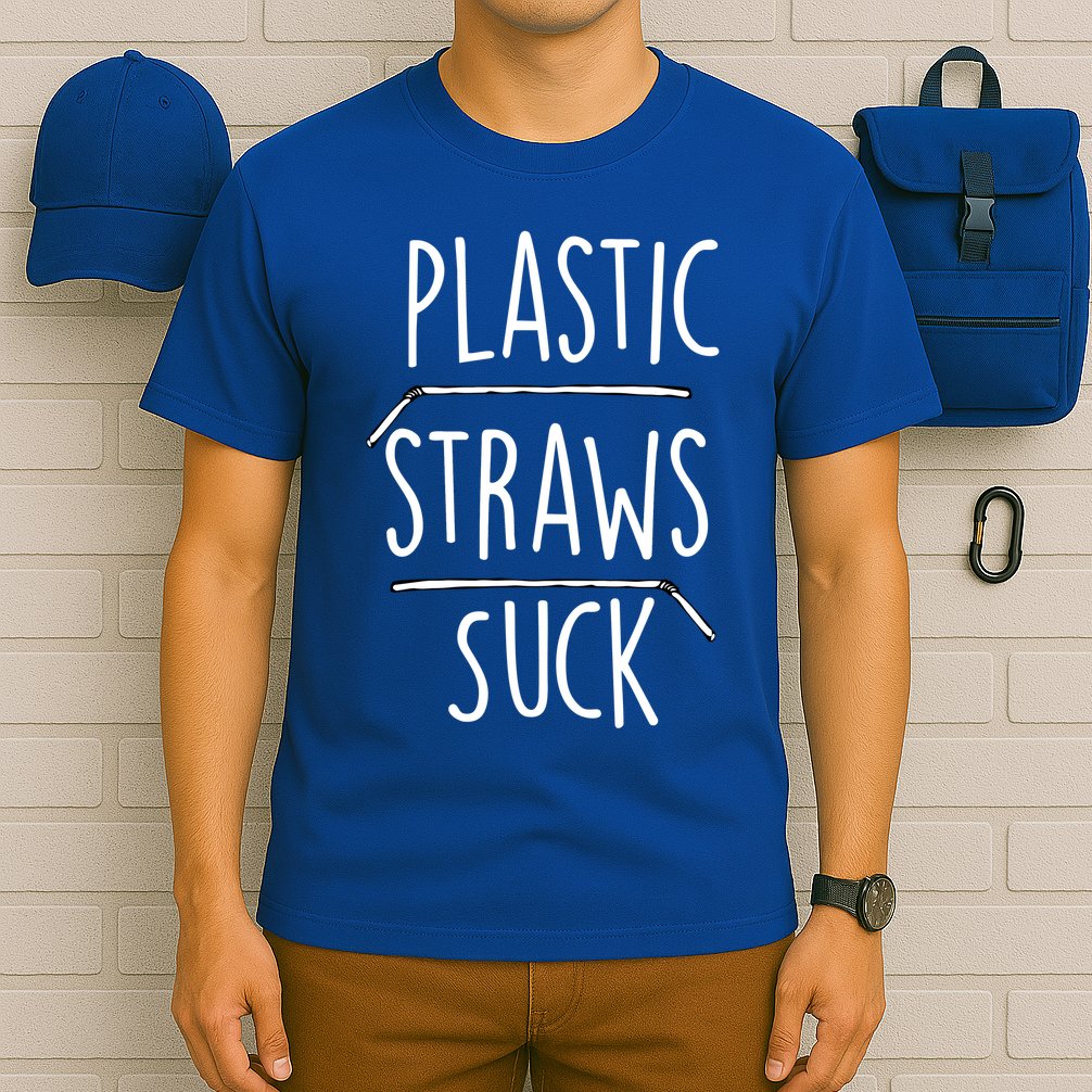 Plastic Straws Suck T-Shirt
