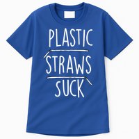 Plastic Straws Suck Tall T-Shirt