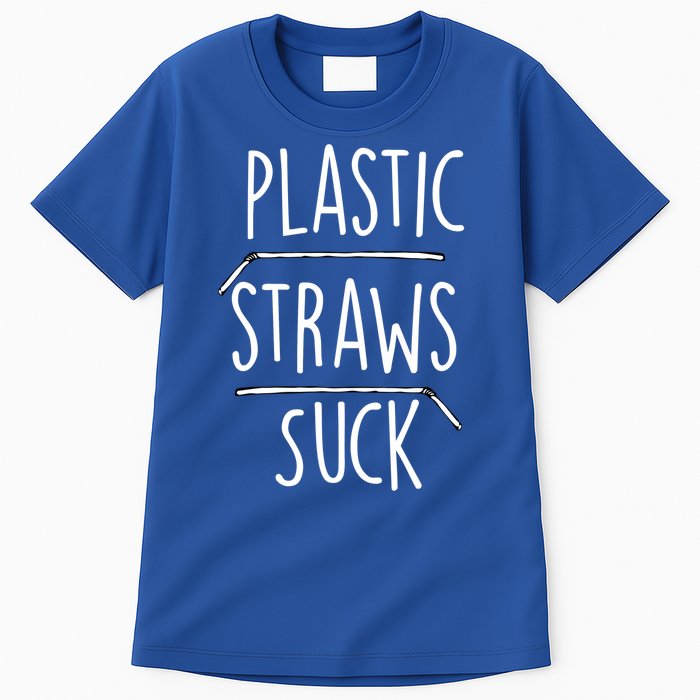 Plastic Straws Suck Tall T-Shirt