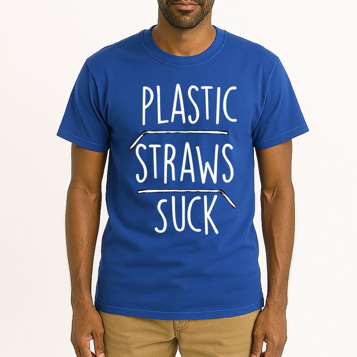 Plastic Straws Suck Tall T-Shirt