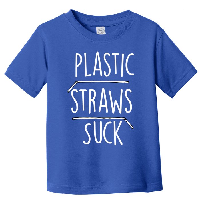 Plastic Straws Suck Toddler T-Shirt