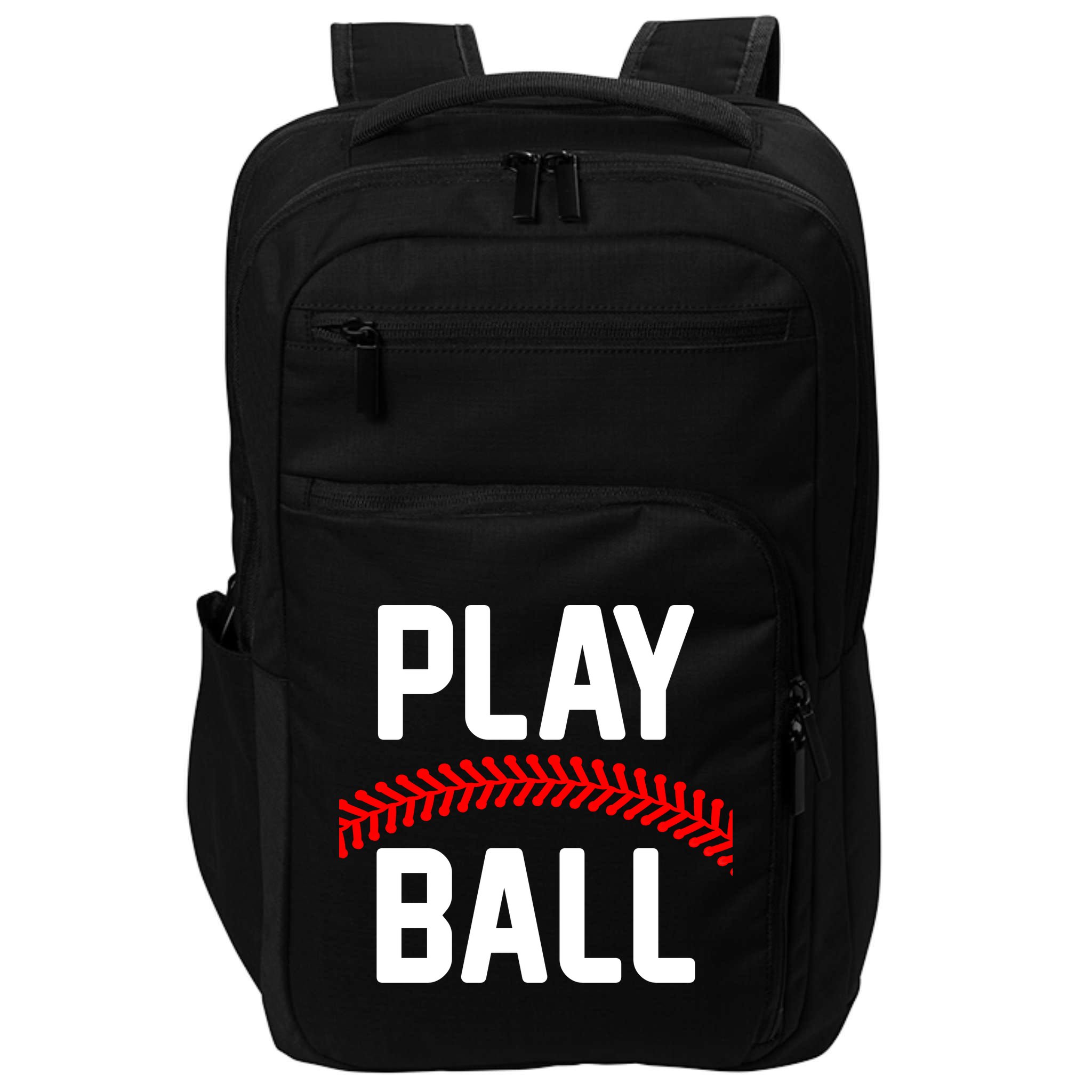 Play Ball Baseball and Softball Players Impact Tech Backpack