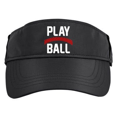 Play Ball Baseball and Softball Players Adult Drive Performance Visor